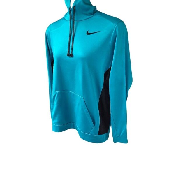 NIKE UNISEX TEAL & BLACK HOODED PULLOVER SWEATSHIRT SIZE XL - Picture 6 of 12